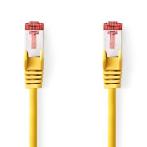 CAT6 Network Cable | RJ45 Male | RJ45 Male | S/FTP | 3.00 m | Round | LSZH | Yellow | Envelope