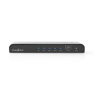 HDMI™ Splitter | 4 port(s) | HDMI™ Input | 4x HDMI™ Output | 4K@60Hz | 18 Gbps | Metal | Anthracite