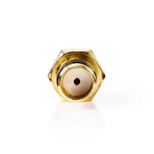 SMA Adapter | SMA Female Reverse Polarity | SMA Female | Gold Plated | 50 Ohm | Straight | Copper | Gold | 2 pcs | Box