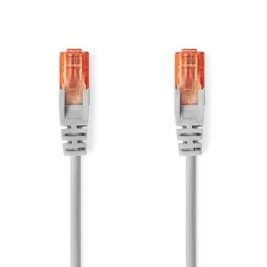 CAT6 Network Cable | RJ45 Male | RJ45 Male | U/UTP | 30.0 m | Round | PVC | Grey | Label