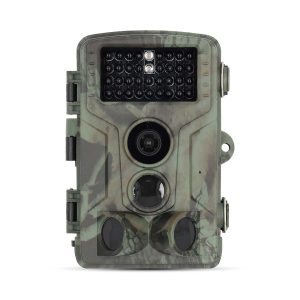 Wildlife Camera | 4K@10fps | 50 MPixel | 5 MPixel CMOS | IP65 | Black No-Glow IR | Night vision | Viewing angle: 60 ° | Motion sensor | Detection angle: 130 ° | Detection range: 20 m | Screen size: 2.4 " | LCD Screen | Brown / Green