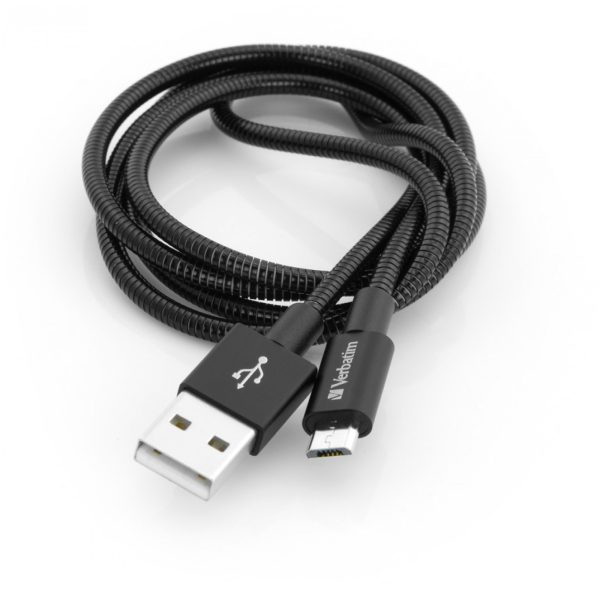 Verbatim Micro USB Sync & Charge Cable 100cm Black - Image 2
