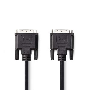 DVI Cable | DVI-D 24+1-Pin Male - DVI-D 24+1-Pin Male | 10 m | Black