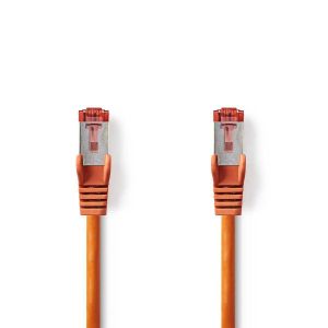 Cat 6 S/FTP Network Cable | RJ45 Male - RJ45 Male | 15 m | Orange