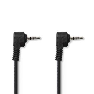 3.5 mm AV Cable | 3.5 mm AV Male - 3.5 mm AV Male | 1.0 m | Black