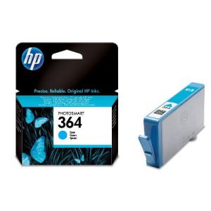 HP Ink Cartridge HP 364, Original, 3 ml, 300 Pages, Cyan