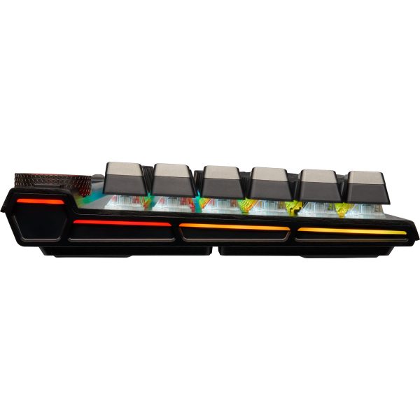 Corsair K100 RGB Optical-Mechanical Gaming - Standard - USB - Opto-mechanical key switch - QWERTZ - RGB LED - Black - Image 33