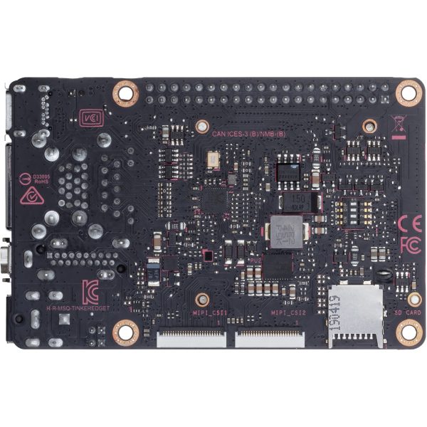 ASUS Tinker Edge T - NXP - i.MX 8M - 1 GB - LPDDR4-SDRAM - Dual-channel - 8 GB