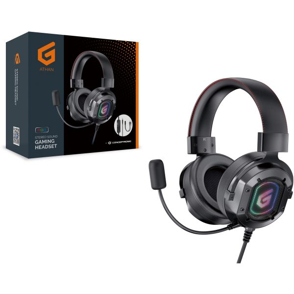 Conceptronic Headset USB 2.2m Kabel Mikro Lautreg. 7.1sound