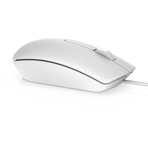 Dell MS116 - Mouse - 1,000 dpi Optical - 2 keys - White