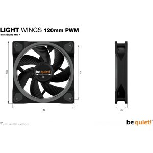 Be Quiet! ! Light Wings PWM 120x120x25| BL072
