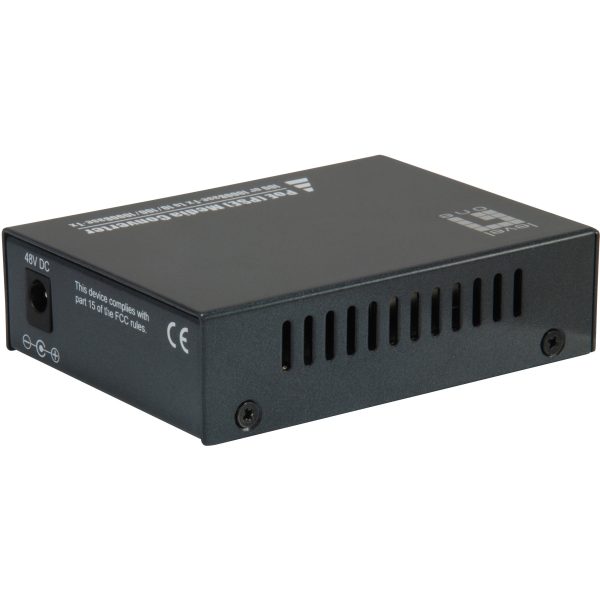 LevelOne RJ45 to SFP Gigabit Media Converter - PoE PSE - 1000 Mbit/s - 10Base-T,100Base-TX,1000Base-T - 1000Base-LX,1000Base-SX - IEEE 802.3,IEEE 802.3ab,IEEE 802.3af,IEEE 802.3at,IEEE 802.3u,IEEE 802.3x,IEEE 802.3z - Gigabit Ethernet - 10,100,1000 Mbit/s