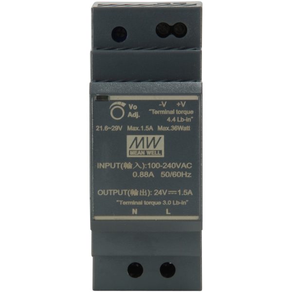 LevelOne 24V DC Industrial Power Supply - 30W - DIN-Rail - 30 W - 85 - 264 V - 36 W - Over voltage,Overload,Short circuit - 968100 h - UL60950-1 - UL508 - TUV EN61558-2-16 - IEC60950-1 - EAC TP TC 004 - BSMI CNS14336-1 approved; Design... - Image 5