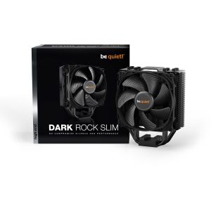 Be Quiet! Dark Rock Slim CPU Cooler - Cooler - 12 cm - 1500 RPM - 11 dB - 23.6 dB - Black