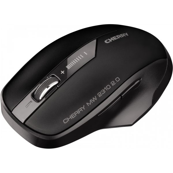 Cherry MW 2310 2.0 Wireless Mouse - Black - USB - Ambidextrous - Optical - RF Wireless - 2400 DPI - Black - Image 3