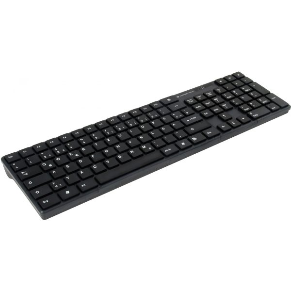 Conceptronic Orazio - Standard - RF Wireless - QWERTY - Black - Mouse included