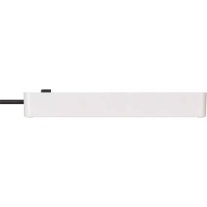 Brennenstuhl 1153260020 - 1.5 m - 6 AC outlet(s) - IP20 - Black,White - 350 mm - 70 mm