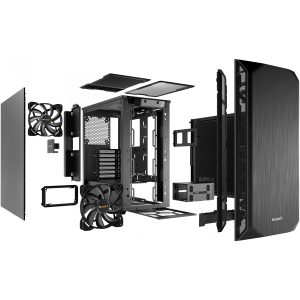 Be Quiet! Pure Base 500 Black - Tower - PC - Black - ATX - Mini-ATX - Mini-ITX - ABS synthetics - Steel - 19 cm
