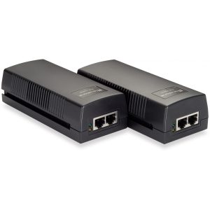 LevelOne POI-2012 - Fast Ethernet - 10,100 Mbit/s - IEEE 802.3,IEEE 802.3af,IEEE 802.3u - 100 m - Black - PoE,Power