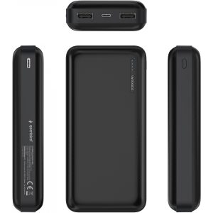 Gembird Powerbank 20.000 mAh USB schwarz