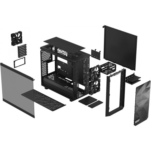 Fractal Design Design Meshify 2 Lite Black TG Light Tint ATX Gaming Gehäuse mit - Image 9