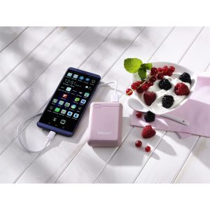 Intenso XS10000 - Rose - Digitalkamera - MP3/MP4 - Handy/Smartphone - Tablet - Leistung - Status - Lithium Polymer (LiPo) - 10000 mAh - USB
