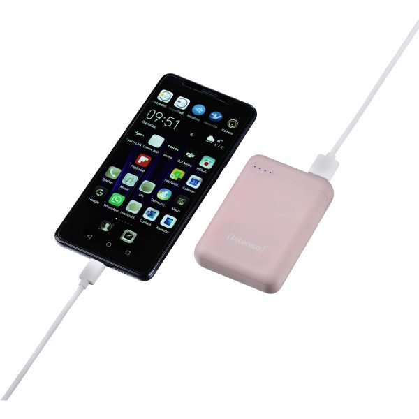 Intenso XS10000 - Rose - Digitalkamera - MP3/MP4 - Handy/Smartphone - Tablet - Leistung - Status - Lithium Polymer (LiPo) - 10000 mAh - USB - Image 4