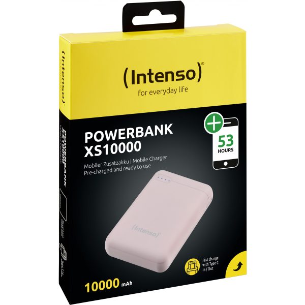 Intenso XS10000 - Rose - Digitalkamera - MP3/MP4 - Handy/Smartphone - Tablet - Leistung - Status - Lithium Polymer (LiPo) - 10000 mAh - USB - Image 6