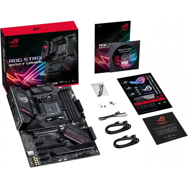 ASUS ROG STRIX B550-F GAMING - AMD - Socket AM4 - AMD Ryzen 3 3rd Gen - 3rd Generation AMD Ryzen 5 - 3rd Generation AMD Ryzen 7 - 3rd Generation AMD... - DDR4-SDRAM - 128 GB - DIMM - Motherboard - AMD Socket AM4 (Ryzen) - Image 4