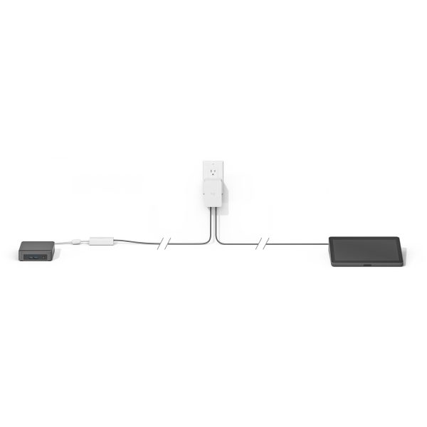 Logitech Cat5e Kit - Cat5e - Graphite - 40 m - 100 - 240 V - 83 mm - 85 mm