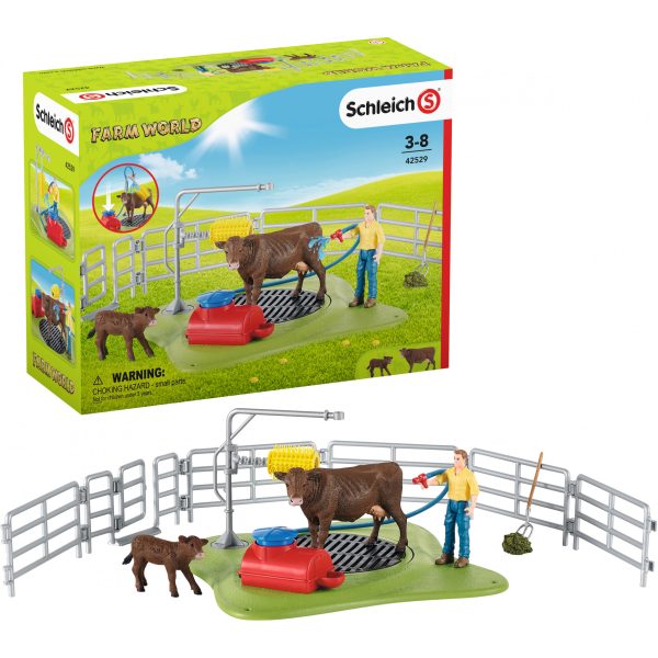 Schleich Farm World Kuh Waschstation| 42529 - Image 3