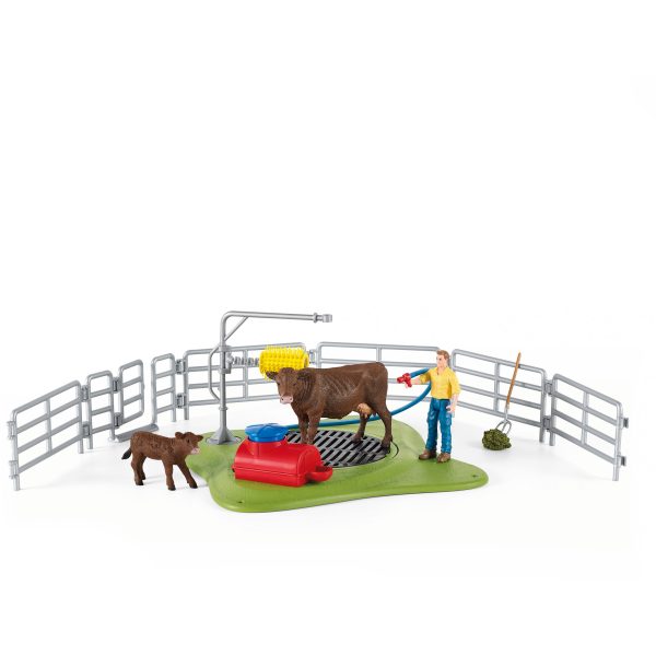 Schleich Farm World Kuh Waschstation| 42529 - Image 8