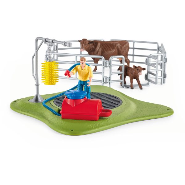 Schleich Farm World Kuh Waschstation| 42529 - Image 9