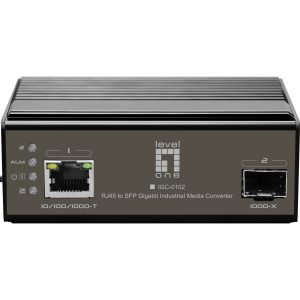 LevelOne Konverter RJ45 to SFP Gigabit IndustrialMedia - Converter - 1 Gbps