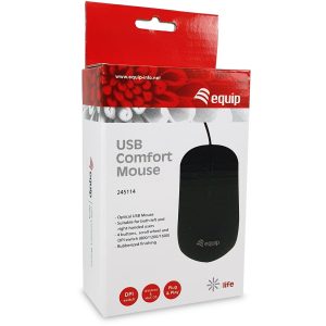 Equip Optical USB Maus schwarz - Mouse