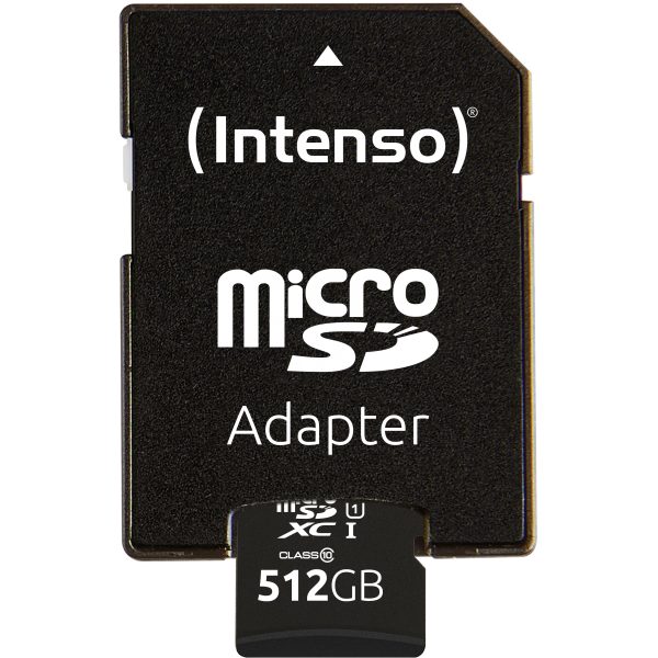 Intenso microSD 512GB UHS-I Perf CL10| Performance - 512 GB - MicroSD - Class 10 - UHS-I - Class 1 (U1) - Shock resistant - Temperature proof - Waterproof - X-ray proof - Image 2