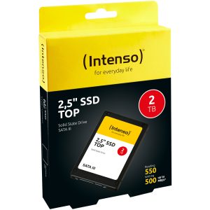 Intenso SSD 3812470 - 2 TB - 2.5" - SATA 6 GB/s - Kapazität: 2 TB/Formfaktor: 2,5"/Schnittstelle: SATA 3.0