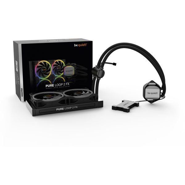Be Quiet! Pure Loop 2 FX 240mm - All-in-one liquid cooler - 12 cm - 8 dB - 32.3 dB - Black