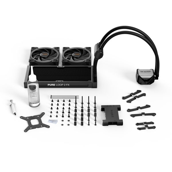 Be Quiet! Pure Loop 2 FX 240mm - All-in-one liquid cooler - 12 cm - 8 dB - 32.3 dB - Black - Image 2
