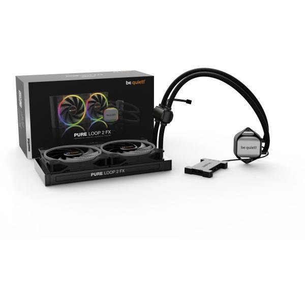 Be Quiet! Pure Loop 2 FX 280mm - All-in-one liquid cooler - 14 cm - 10.8 dB - 32.8 dB - Black - Image 3