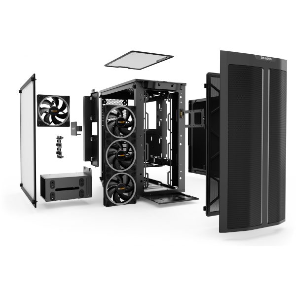 Be Quiet! PURE BASE 500 FX Black - Midi Tower - PC - Black - ATX - micro ATX - Mini-ITX - Acrylonitrile butadiene styrene (ABS) - Steel - Gaming - Image 4