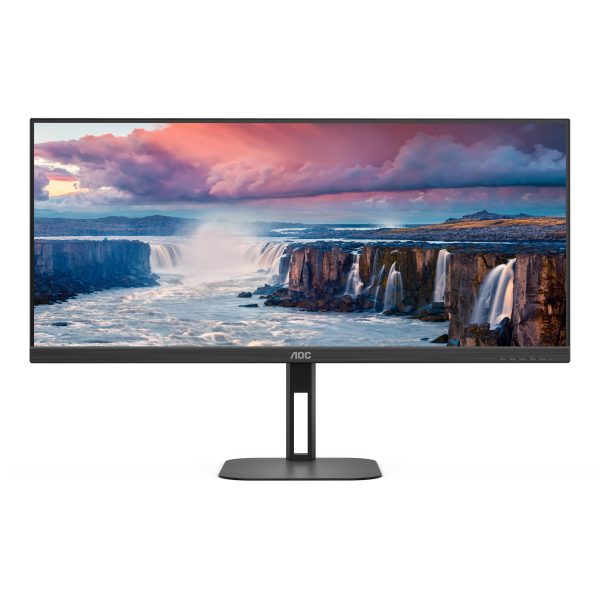 AOC V5 U34V5C/BK - 86.4 cm (34") - 3440 x 1440 pixels - UltraWide Quad HD - LCD - 4 ms - Black