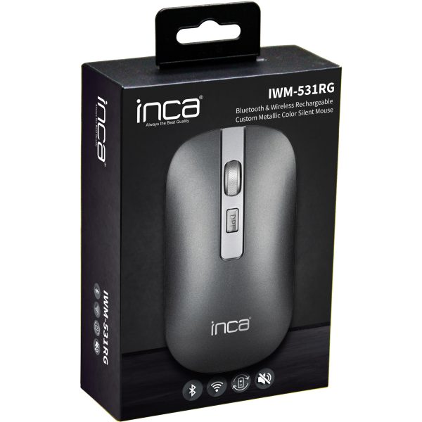 Cian Technology GmbH Maus INCA IWM-531RG Bluetooth & Wireless Akku Silent SI retail - Mouse - Image 2