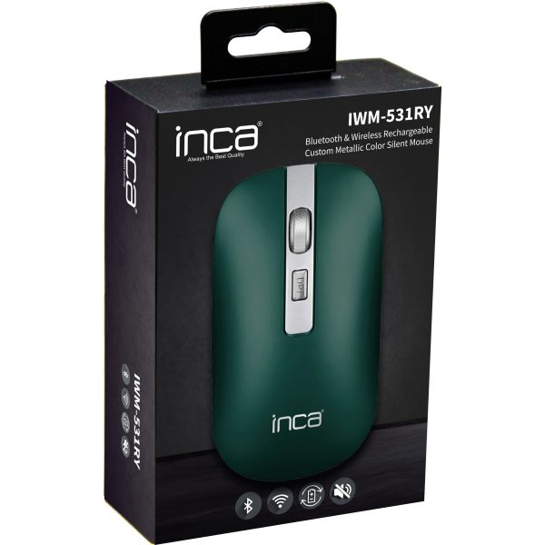 Cian Technology GmbH Maus INCA IWM-531RY Bluetooth & Wireless Akku Silent GN retail - Mouse - Image 2
