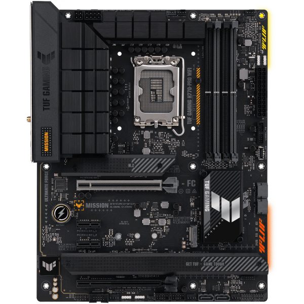 ASUS TUF GAMING H770-PRO WIFI - Intel - LGA 1700 - Intel® Celeron® - Intel® Core™ i3 - Intel® Core™ i5 - Intel® Core™ i7 - Intel® Core™ i9,... - LGA 1700 - DDR5-SDRAM - 128 GB - Image 11