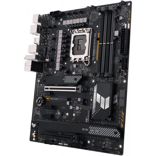 ASUS TUF GAMING H770-PRO WIFI - Intel - LGA 1700 - Intel® Celeron® - Intel® Core™ i3 - Intel® Core™ i5 - Intel® Core™ i7 - Intel® Core™ i9,... - LGA 1700 - DDR5-SDRAM - 128 GB - Image 2