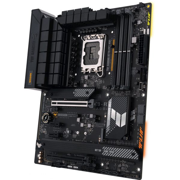 ASUS TUF GAMING H770-PRO WIFI - Intel - LGA 1700 - Intel® Celeron® - Intel® Core™ i3 - Intel® Core™ i5 - Intel® Core™ i7 - Intel® Core™ i9,... - LGA 1700 - DDR5-SDRAM - 128 GB - Image 4