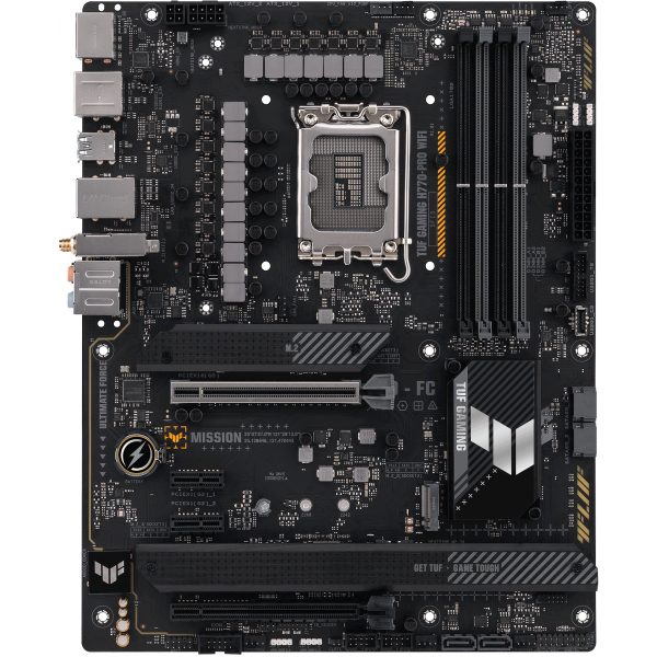 ASUS TUF GAMING H770-PRO WIFI - Intel - LGA 1700 - Intel® Celeron® - Intel® Core™ i3 - Intel® Core™ i5 - Intel® Core™ i7 - Intel® Core™ i9,... - LGA 1700 - DDR5-SDRAM - 128 GB - Image 6