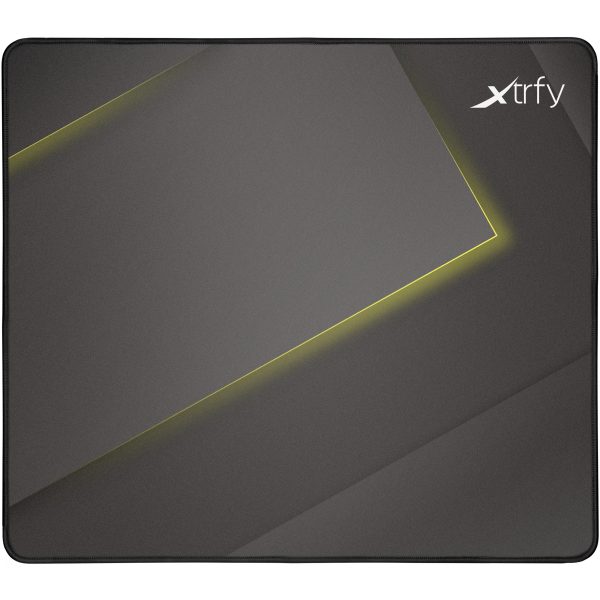Cherry Xtrfy GP1 - Black - Grey - Yellow - Pattern - Fabric - Rubber - Non-slip base - Gaming mouse pad - Image 2