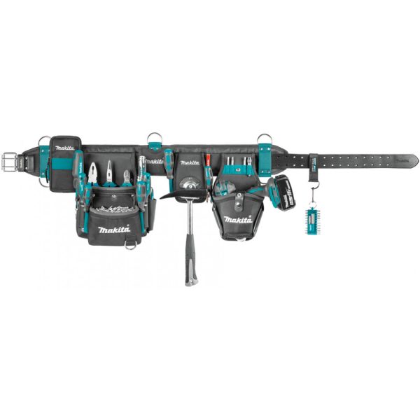 Makita E-15235 - Waist tool belt - Black - Blue - Grey - Leather - Polyester - 2 pockets - Buckle - 170 mm - Image 3